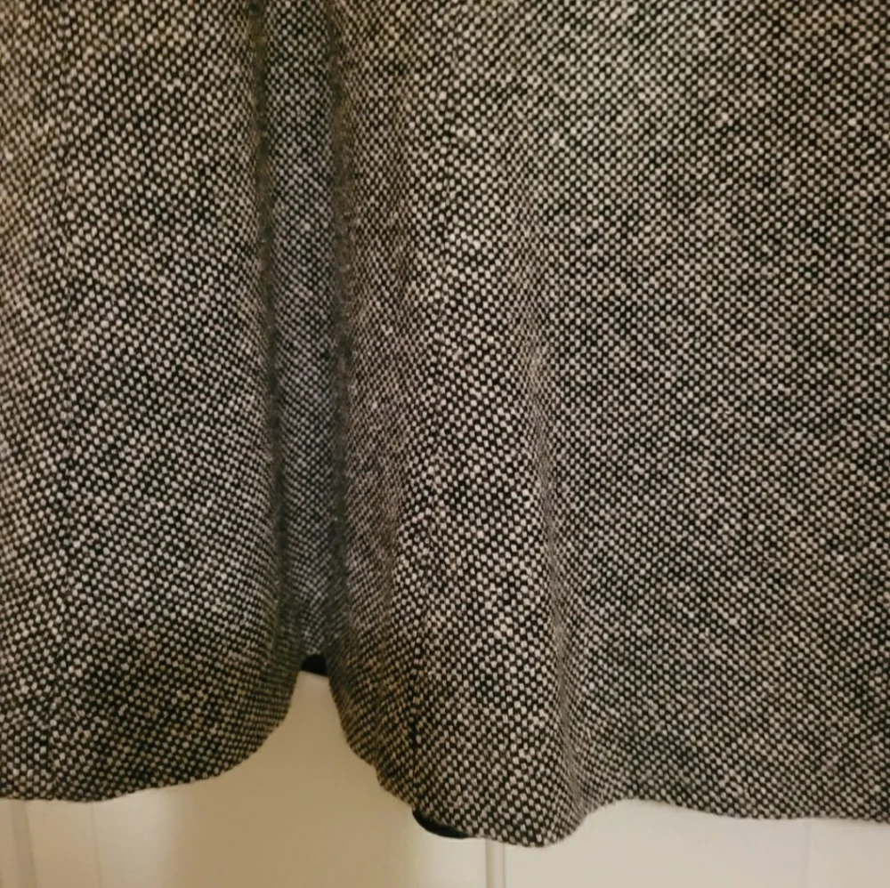 Gap Skirt Womens Size 4 Brown Trumpet Flare Wool Silk Blend - Picture 4 of 6